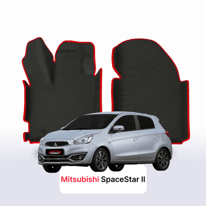 Fußmatten EVAMATS für Mitsubishi Space Star 2 Gen 2012-2025 Jahr FLIEßHECK 5-Türer