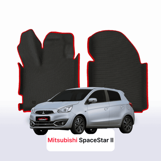 Fußmatten EVAMATS für Mitsubishi Space Star 2 Gen 2012-2025 Jahr FLIEßHECK 5-Türer
