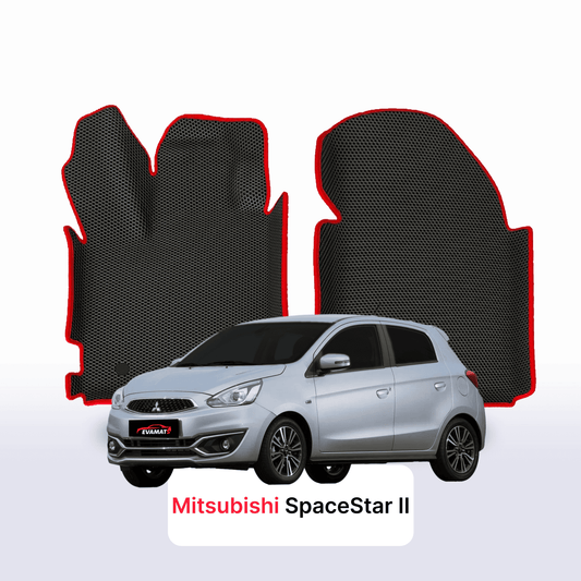 Fußmatten EVA für Mitsubishi Space Star 2 gen 2012-2023 jahr SCHÄGHECK 5 türer