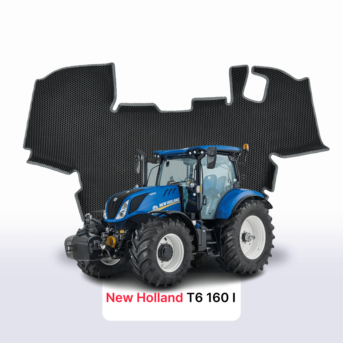 Fußmatten EVAMATS für New Holland T6 160 1 gen 2012-2024 jahr TRAKTOR