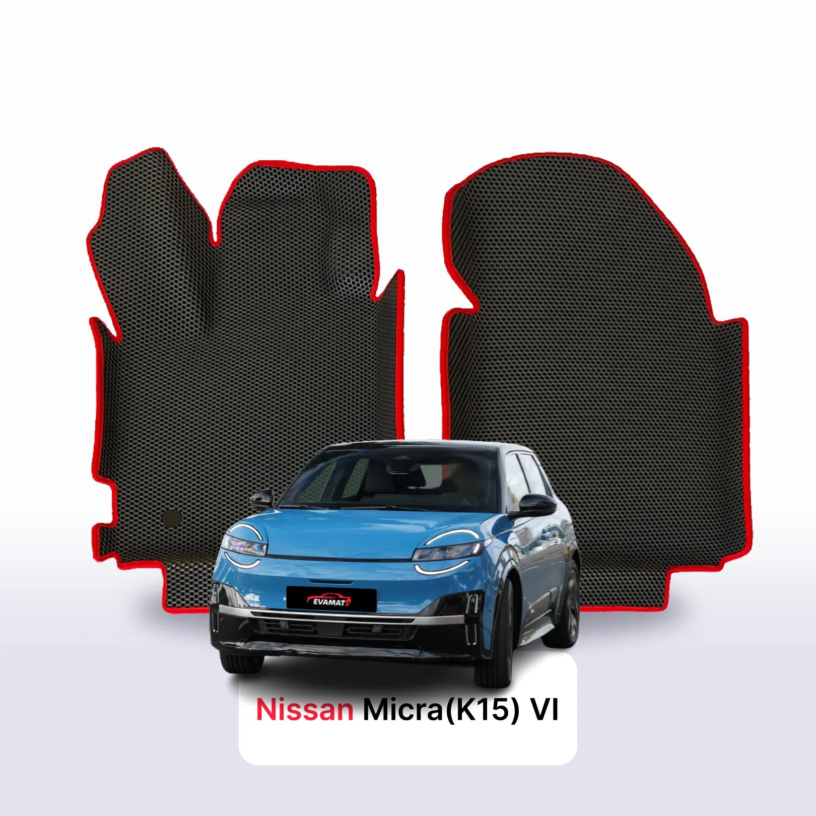 Car mats EVAMATS for Nissan Micra(K15) VI gen 2025-2032 year HATCHBACK 5 door
