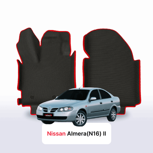 Fußmatten EVAMATS für Nissan Almera(N16) II Gen 2000-2008 Jahr SEDAN Fußmatten EVAMATS für Nissan Almera(N16) II Gen 2000-2008 Jahr SEDAN