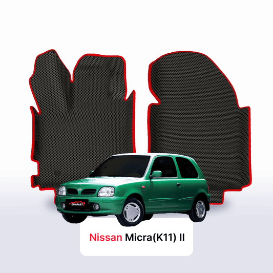 Fußmatten EVAMATS für Nissan Micra (K11) II Gen 1992–2002, Schrägheck, 3-türig Fußmatten EVAMATS für Nissan Micra (K11) II Gen 1992–2002, Schrägheck, 3-türig
