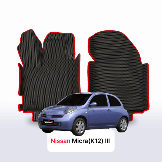 Fußmatten EVAMATS für Nissan Micra(K12) III Gen 2002-2010 Jahr FLIEßHECK 3-Türer