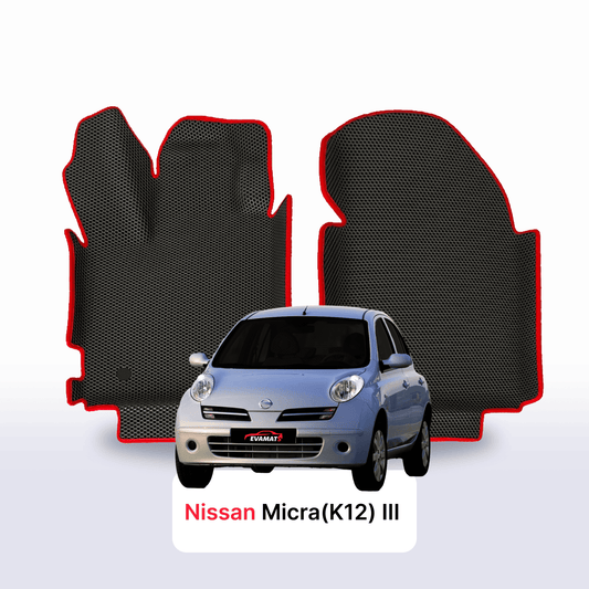 Fußmatten EVAMATS für Nissan Micra(K12) III Gen 2002-2010 Jahr FLIEßHECK 5-Türer