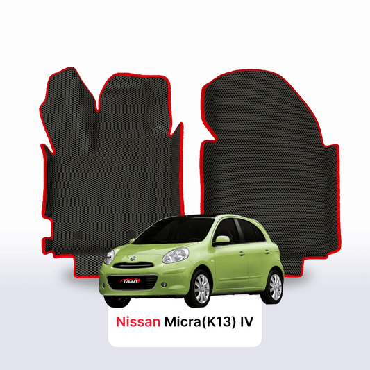 Fußmatten EVAMATS für Nissan Micra (K13) IV Gen 2010-2016 Jahr FLIEßHECK 5-Türer