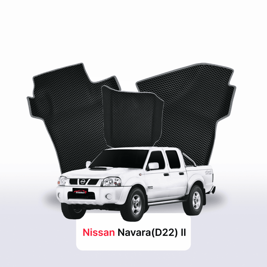 Fußmatten EVAMATS für Nissan Navara(D22)(Frontier) II gen 1998-2007 jahr PICK-UP extrakabine