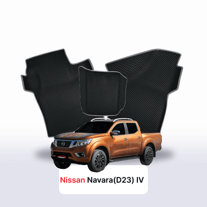 Fußmatten EVAMATS für Nissan Navara (D23)(Frontier) IV gen 2014-2025 Jahr PICK-UP Doppelkabine