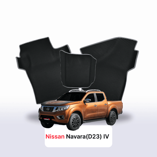 Fußmatten EVAMATS für Nissan Navara (D23)(Frontier) IV gen 2014-2025 Jahr PICK-UP Doppelkabine