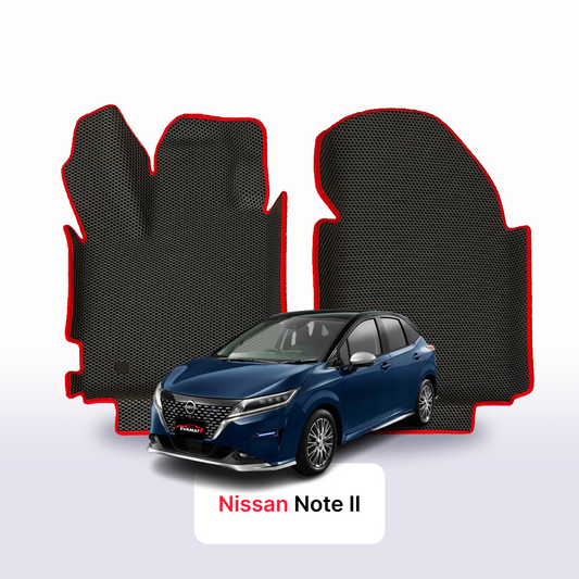 Fußmatten EVAMATS für Nissan Note II Gen 2012-2024 Jahr FLIEßHECK 5-Türer