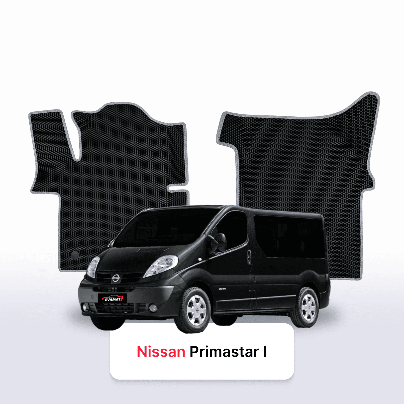 Fußmatten EVAMATS für Nissan Primastar I gen 2002-2014 jahr MINIVAN