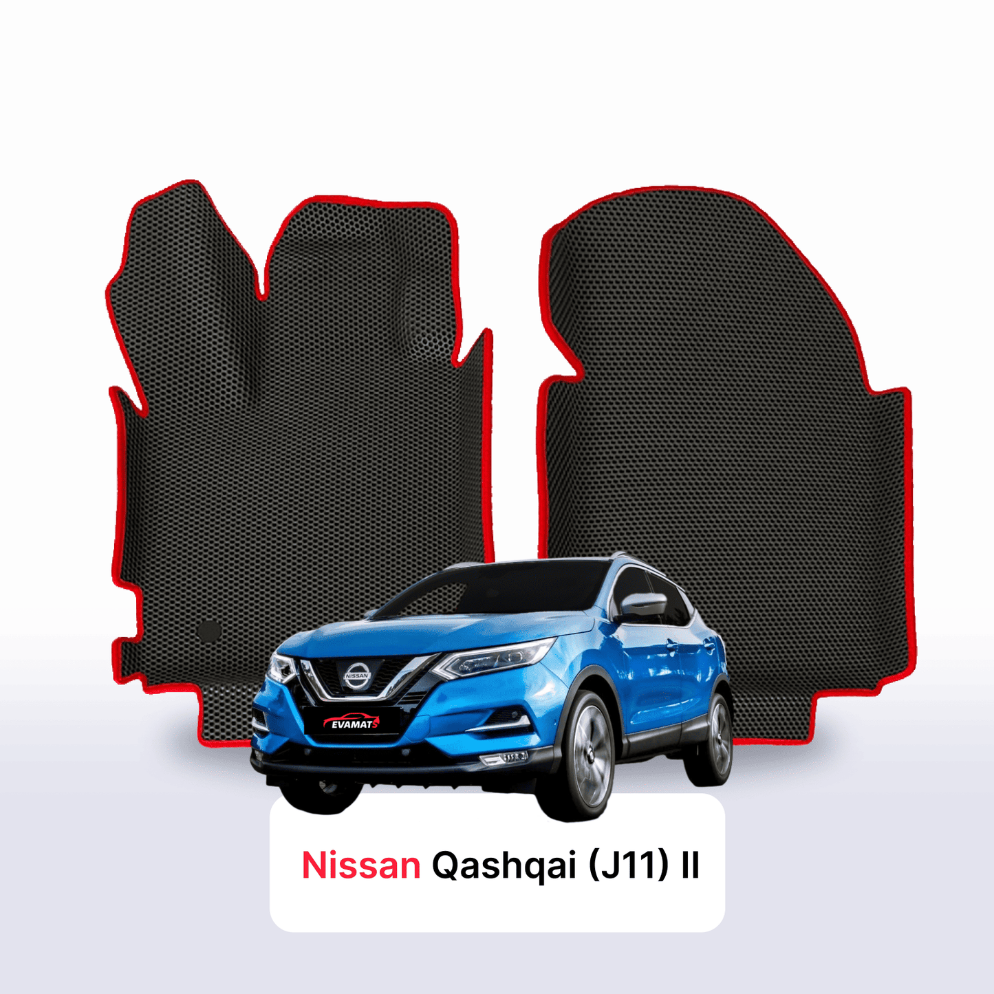 Fußmatten EVAMATS für Nissan Qashqai(J11) II gen 2013-2022 jahr SUV