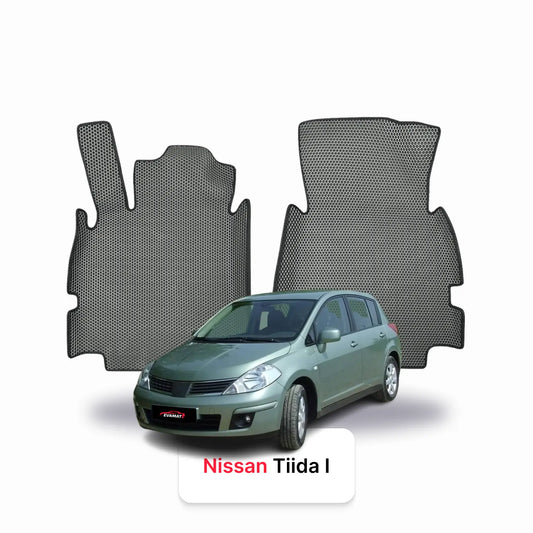 Fußmatten EVAMATS für Nissan Tiida I gen 2004-2012 jahr SCHÄGHECK 5 türer