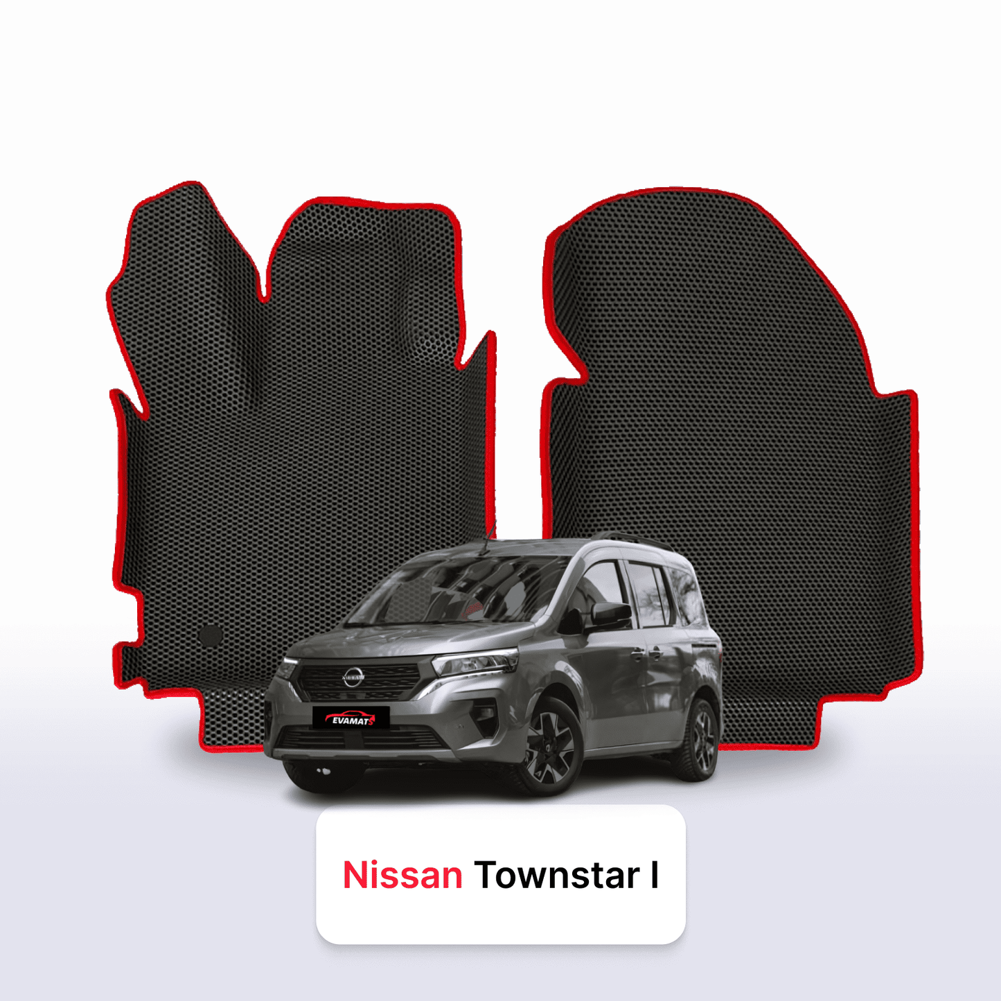 Fußmatten EVAMATS für Nissan Townstar I gen 2021-2028 jahr MINIVAN