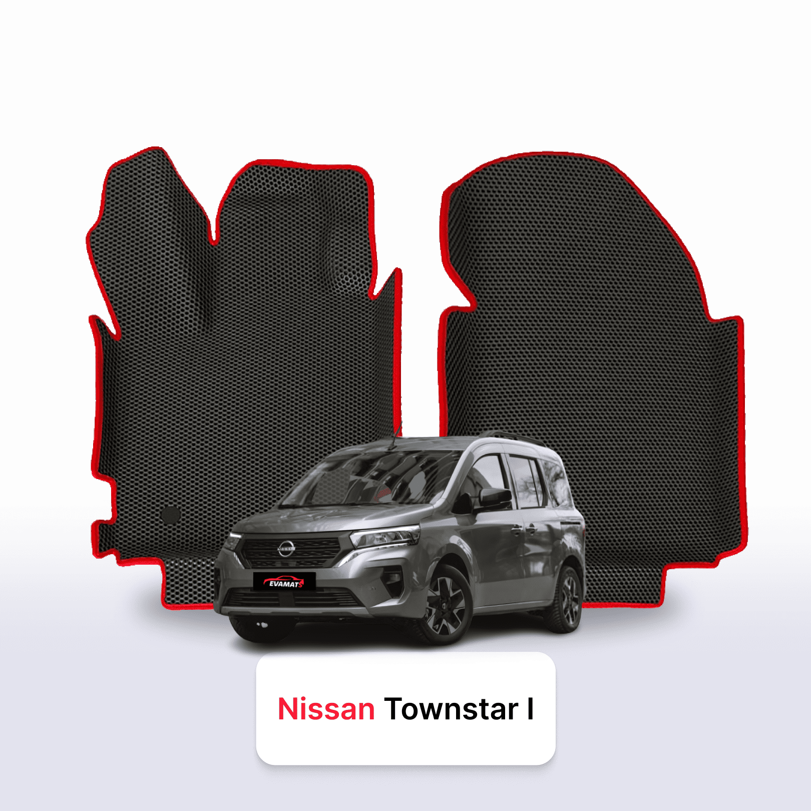 Fußmatten EVAMATS für Nissan Townstar I gen 2021-2028 jahr MINIVAN