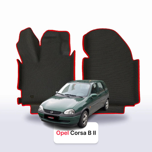 Fußmatten EVA für Opel Corsa B 2 gen 1993-2000 jahr SCHÄGHECK 5 türer