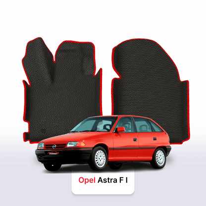 Fußmatten EVAMATS für Opel Astra F 1 gen 1991-2002 jahr SCHÄGHECK 5 türer