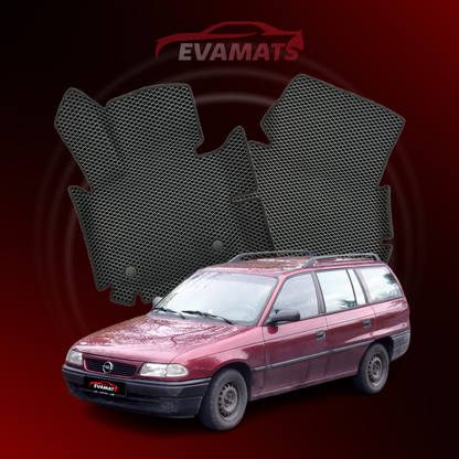 Fußmatten EVAMATS für Opel Astra G 2 Gen 1998-2009 Jahr COUPE