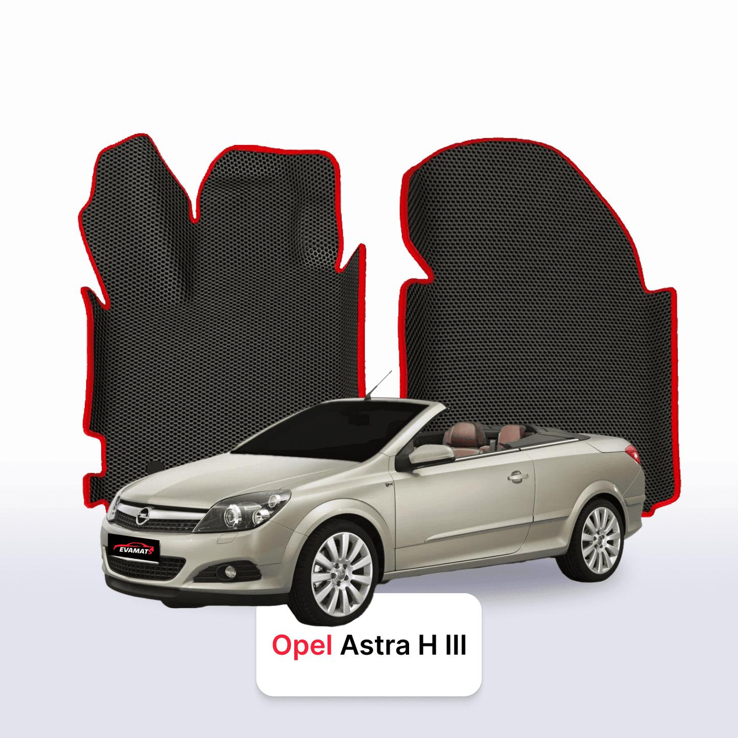 Fußmatten EVAMATS für Opel Astra H 3 gen 2004-2014 jahr CABRIO