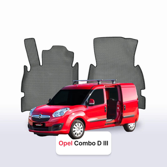 Fußmatten EVAMATS für Opel Combo D 3 Gen 2011-2017 Baujahr VAN LWB