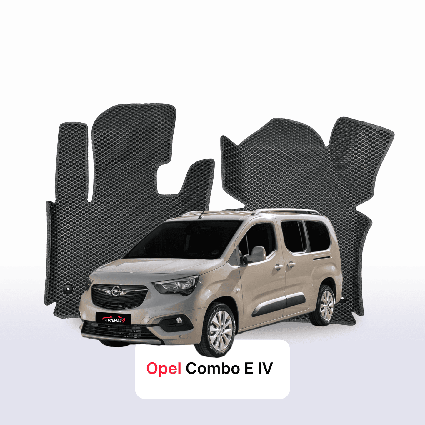 Fußmatten EVAMATS für Opel Combo E 4 gen 2018-2027 jahr Minivan XL