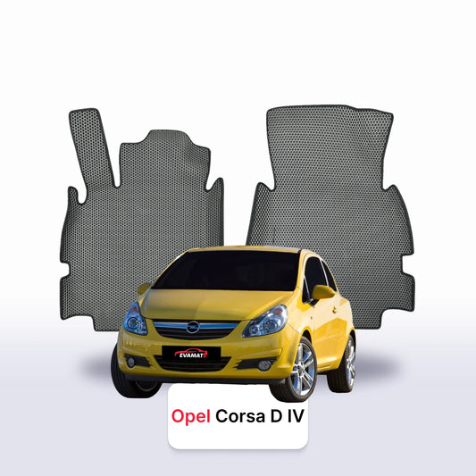 Fußmatten EVAMATS für Opel Corsa D 4. Generation 2006–2014, Schrägheck, 3-türig Fußmatten EVAMATS für Opel Corsa D 4. Generation 2006–2014, Schrägheck, 3-türig