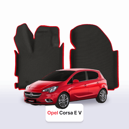 Fußmatten EVAMATS für Opel Corsa E 5. Generation 2014-2019 Jahr FLIEßHECK 5-Türer