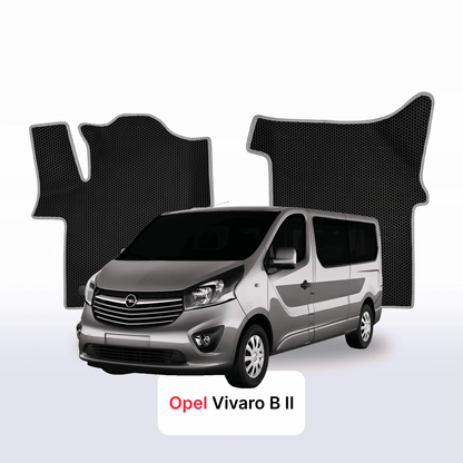 Fußmatten EVAMATS für Opel Vivaro B 2 Gen 2014-2019 Jahr MINIVAN LANG