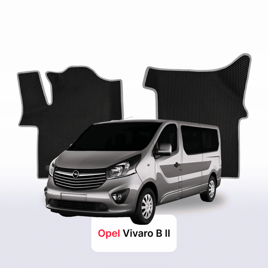 Fußmatten EVAMATS für Opel Vivaro B 2 Gen 2014-2019 Jahr MINIVAN LANG