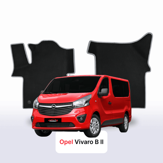 Fußmatten EVAMATS für Opel Vivaro B 2 Gen 2014-2019 Jahr MINIVAN Fußmatten EVAMATS für Opel Vivaro B 2 Gen 2014-2019 Jahr MINIVAN