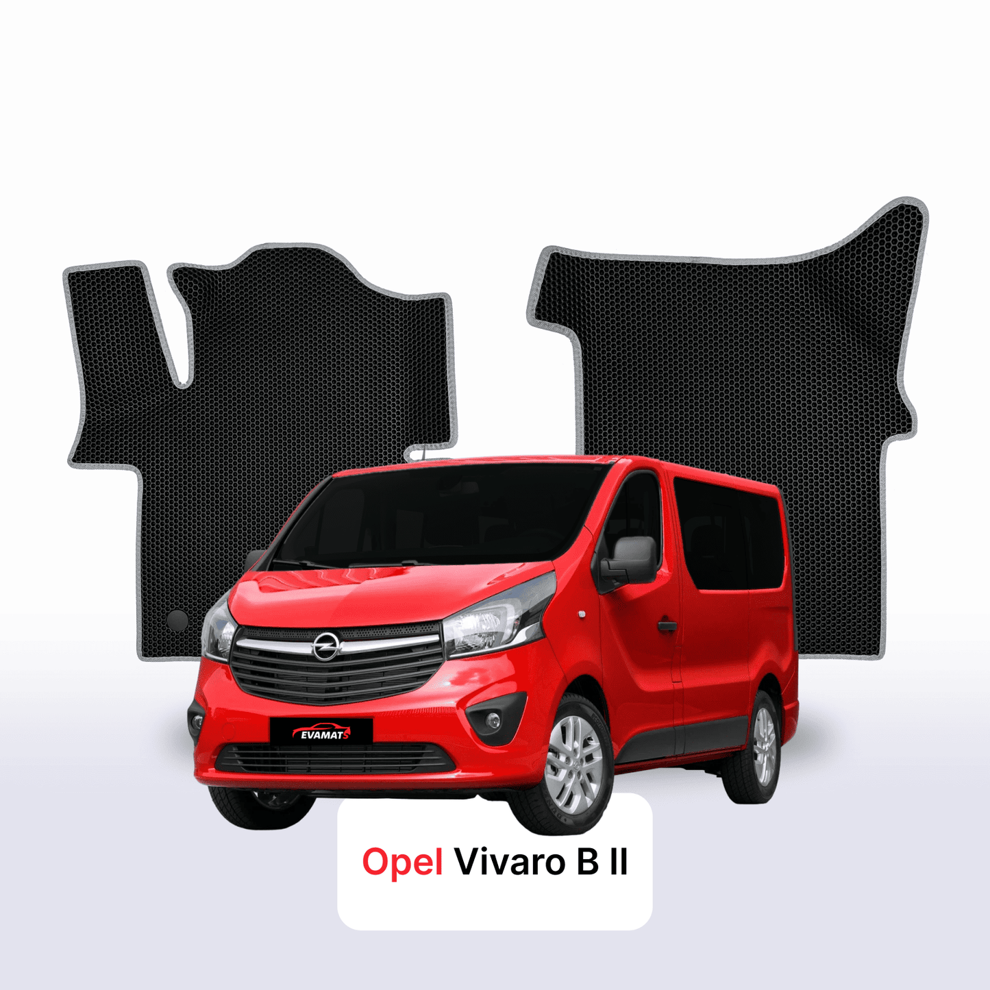 Fußmatten EVAMATS für Opel Vivaro B 2 Gen 2014-2019 Jahr MINIVAN