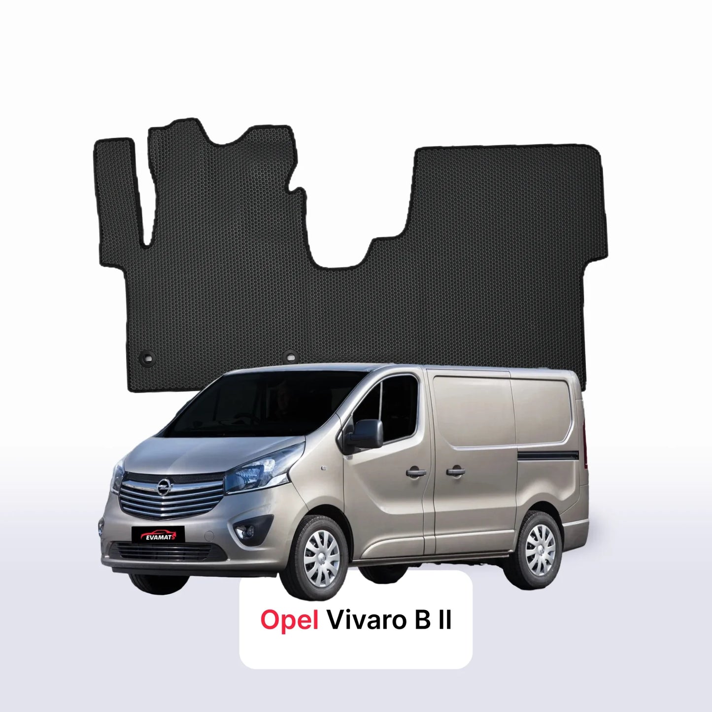 Fußmatten EVAMATS für Opel Vivaro B 2 Gen 2014-2019 Jahr VAN
