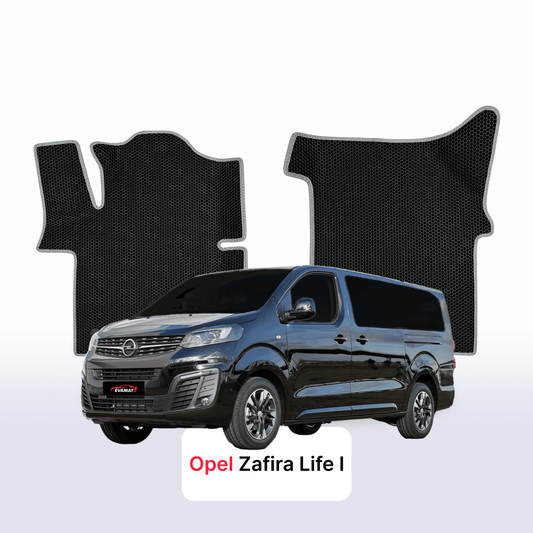 Fußmatten EVA für Opel Zafira Life 1 gen 2019-2027 jahr MINIVAN L