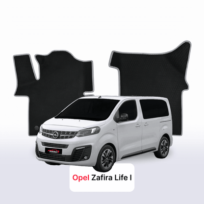 Fußmatten EVAMATS für Opel Zafira Life 1 Gen 2019-2025 Jahr MINIVAN S