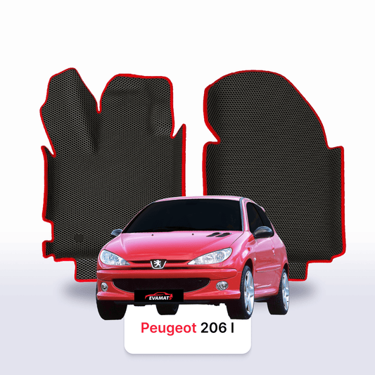 Fußmatten EVAMATS für Peugeot 206(MT) 1. Generation 1998–2012, Schrägheck, 3-türig