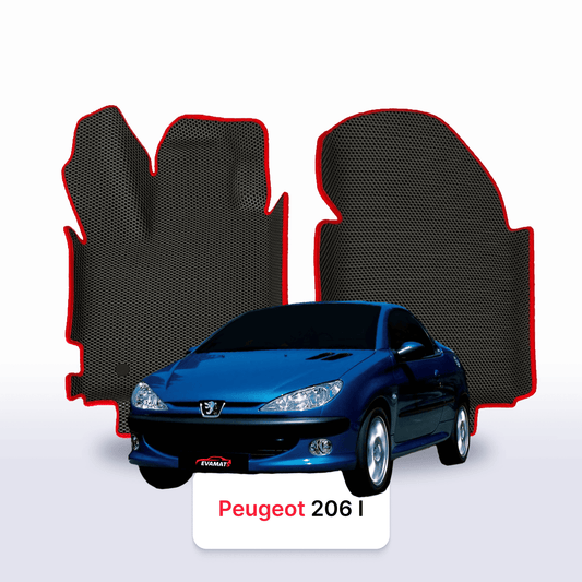 Fußmatten EVAMATS für Peugeot 206(MT) 1. Generation 1998-2012 Jahr CABRIO