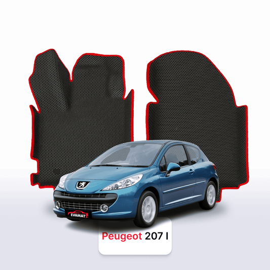 Fußmatten EVAMATS für Peugeot 207(MT) 1. Generation 2006–2015, Schrägheck, 3-türig