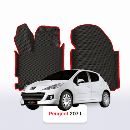 Fußmatten EVAMATS für Peugeot 207(MT) 1. Generation 2006-2015 Jahr FLIEßHECK 5-Türer