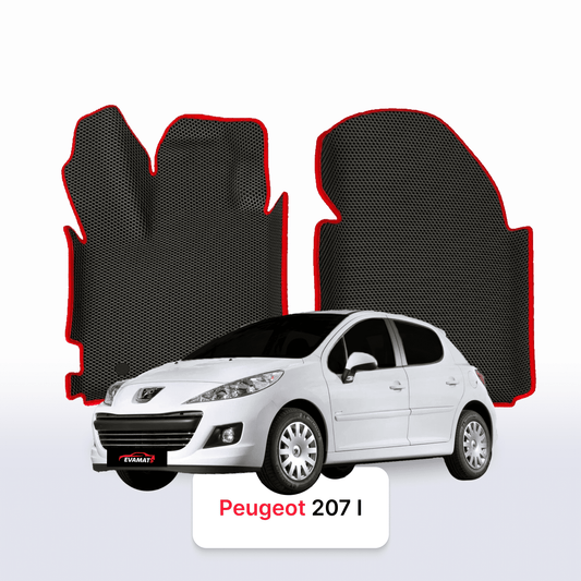Fußmatten EVAMATS für Peugeot 207(MT) 1. Generation 2006-2015 Jahr FLIEßHECK 5-Türer