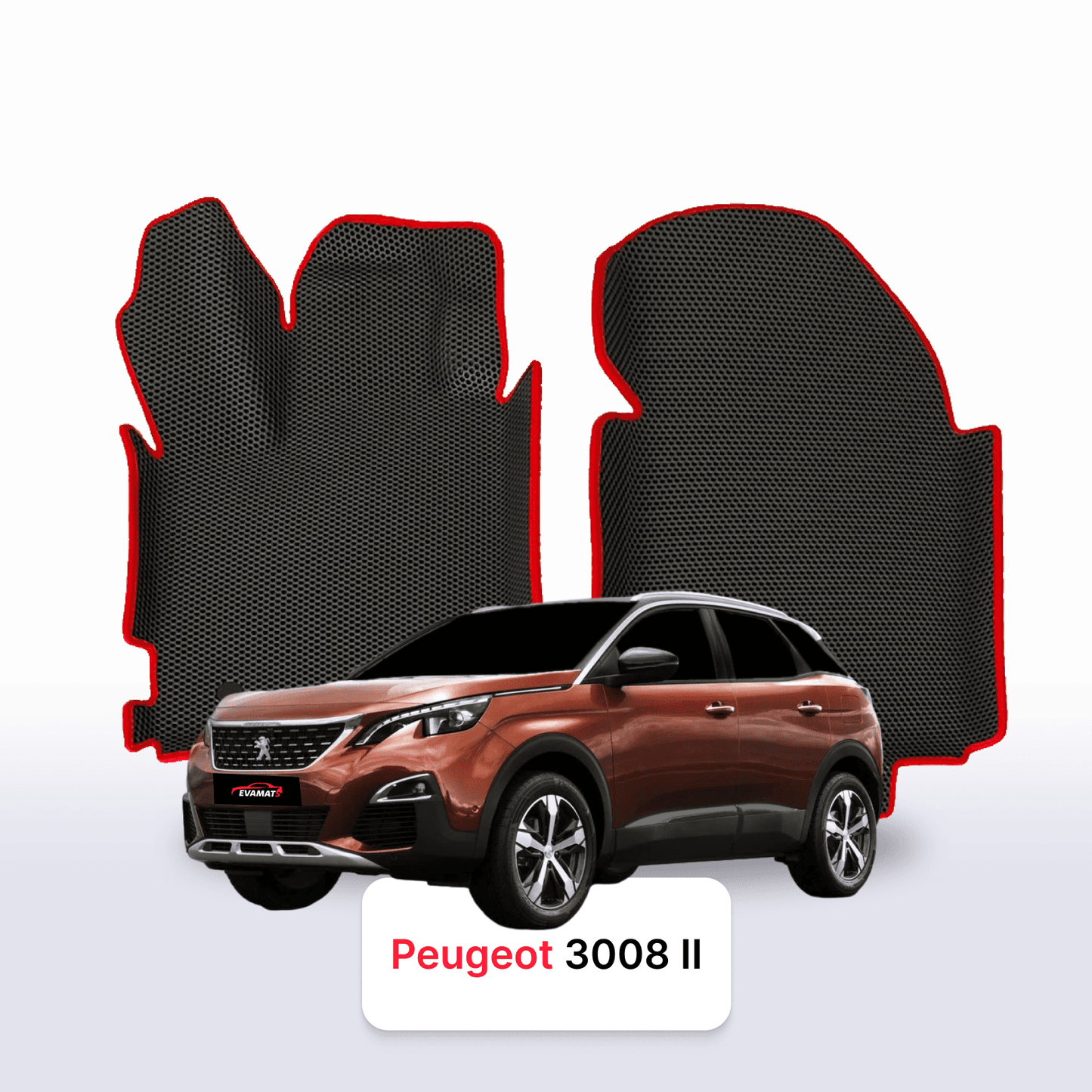 Fußmatten EVAMATS für den SUV Peugeot 3008(AT) 2. Generation 2016-2025