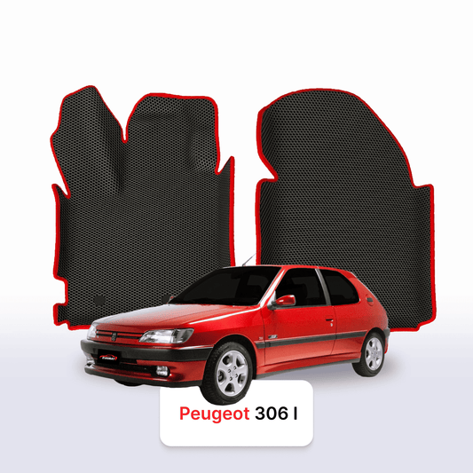 Fußmatten EVAMATS für Peugeot 306(MT) 1. Generation 1993–2002, Schrägheck, 3-türig Fußmatten EVAMATS für Peugeot 306(MT) 1. Generation 1993–2002, Schrägheck, 3-türig