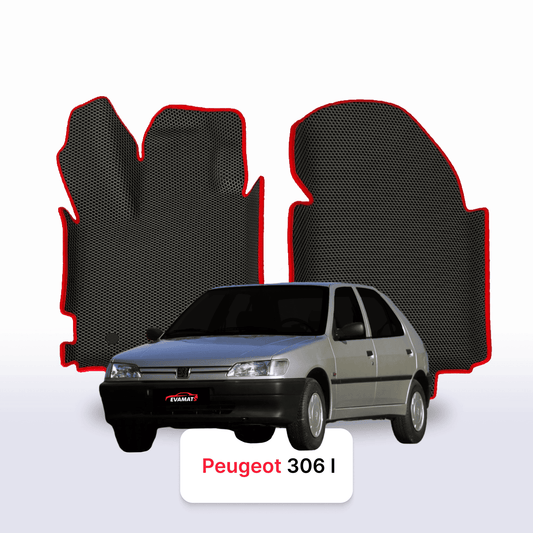 Fußmatten EVAMATS für Peugeot 306(MT) 1. Generation 1993-2002 Jahr FLIEßHECK 5-Türer