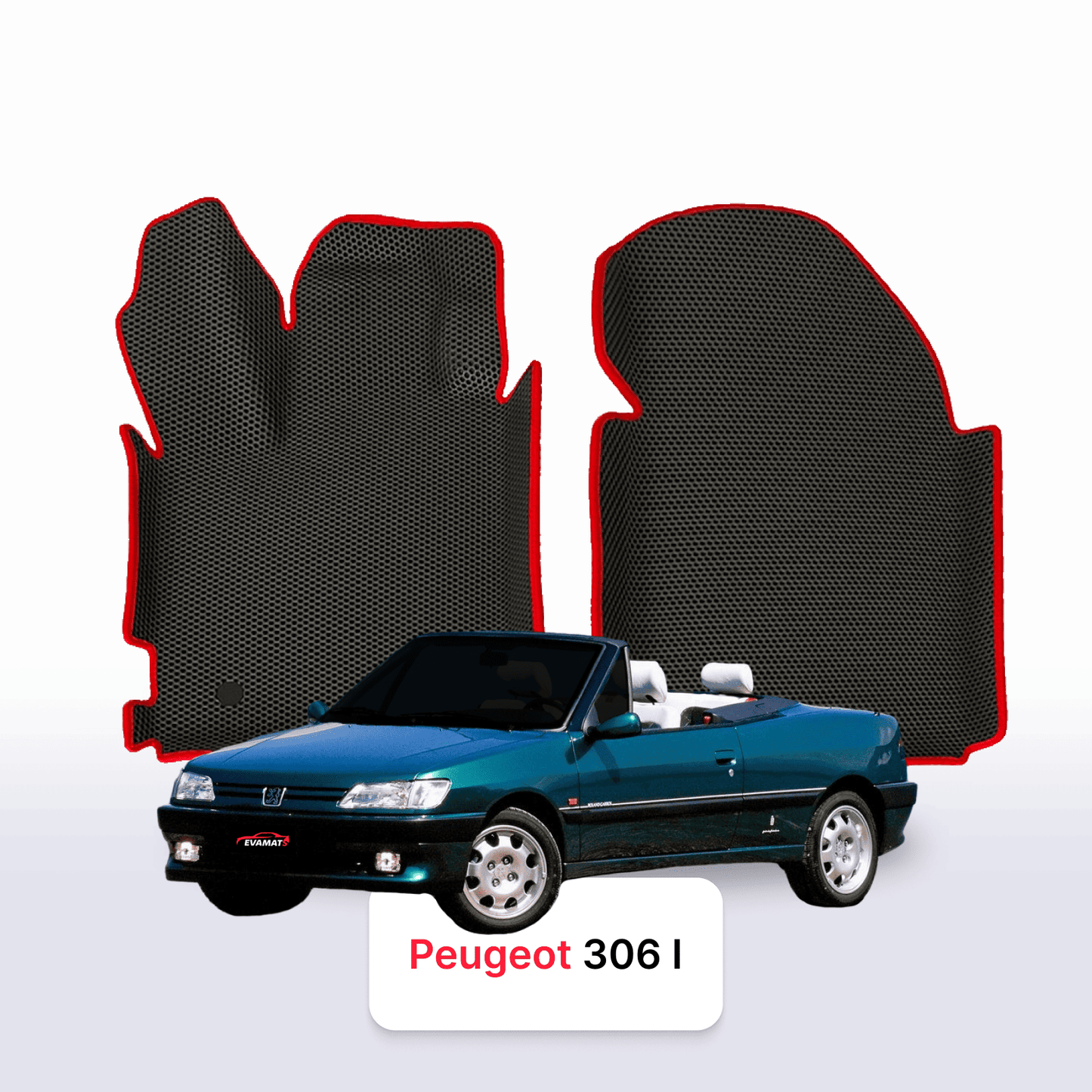 Fußmatten EVAMATS für Peugeot 306(MT) 1 gen 1993-2002 jahr CABRIO