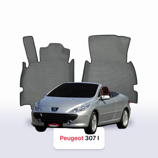 Fußmatten EVAMATS für Peugeot 307(MT) 1. Generation 2001-2008 Jahr CABRIO