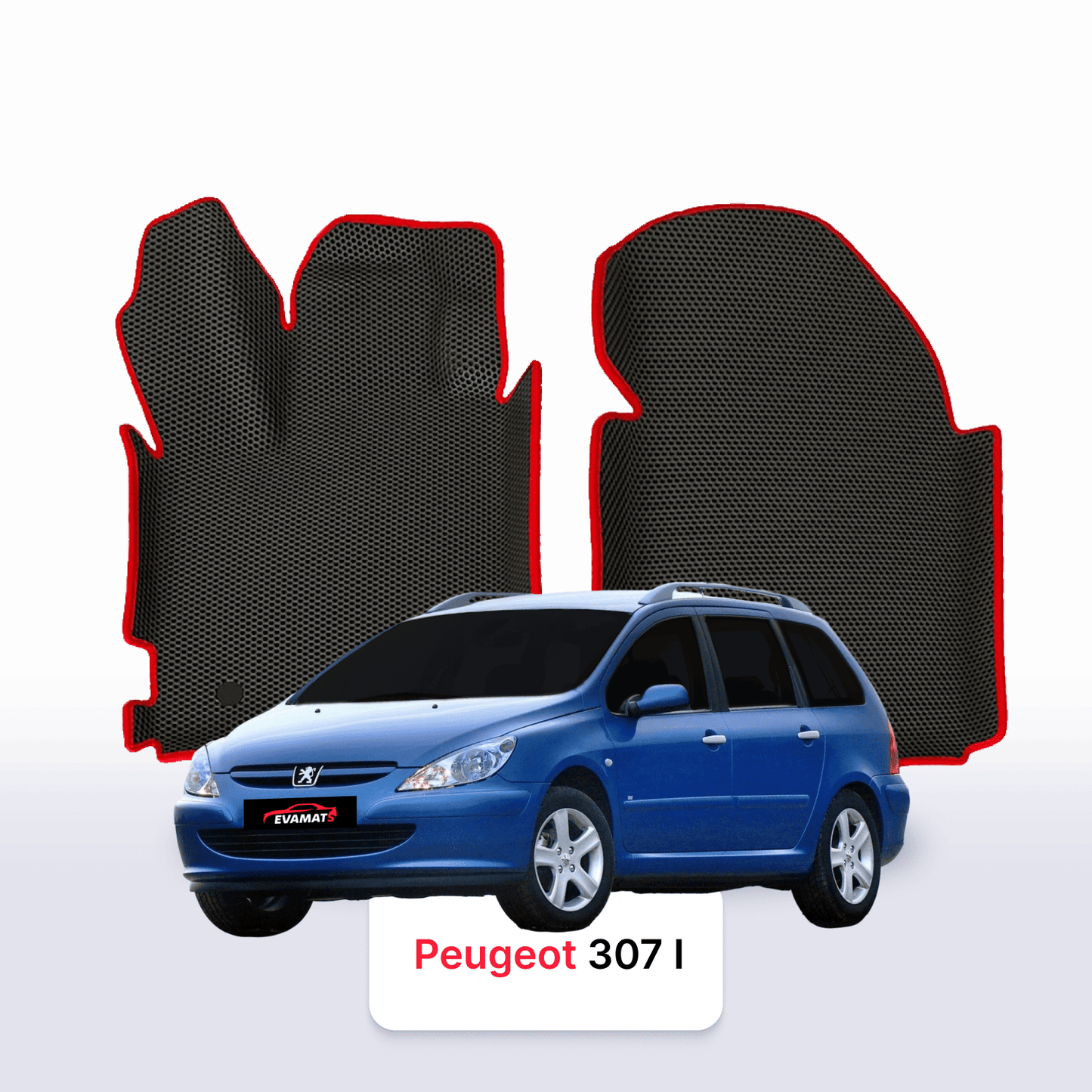 Fußmatten EVAMATS für Peugeot 307(MT) 1 gen 2001-2008 jahr KOMBI