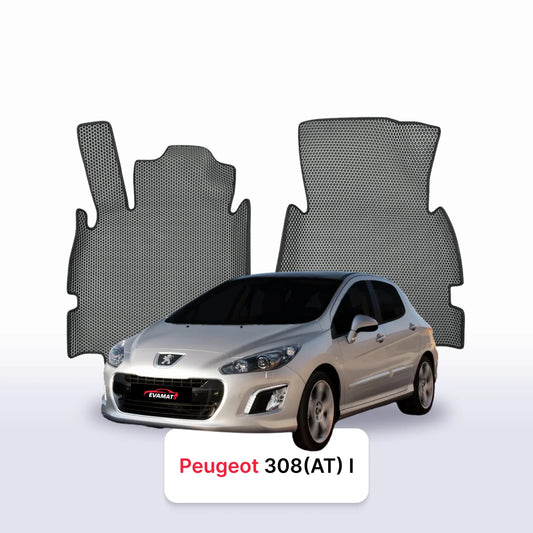 Fußmatten EVAMATS für Peugeot 308(AT) 1. Generation 2007–2015, Schrägheck, 5-türig