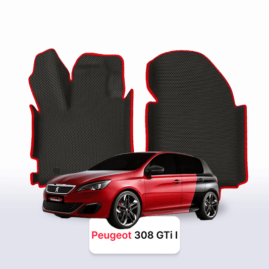 Fußmatten EVAMATS für Peugeot 308 GTi 1. Generation 2015-2021 Jahr FLIEßHECK 5-Türer