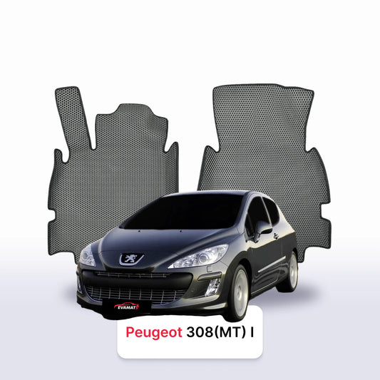 Fußmatten EVAMATS für Peugeot 308(MT) 1. Generation 2007–2015, Schrägheck, 3-türig