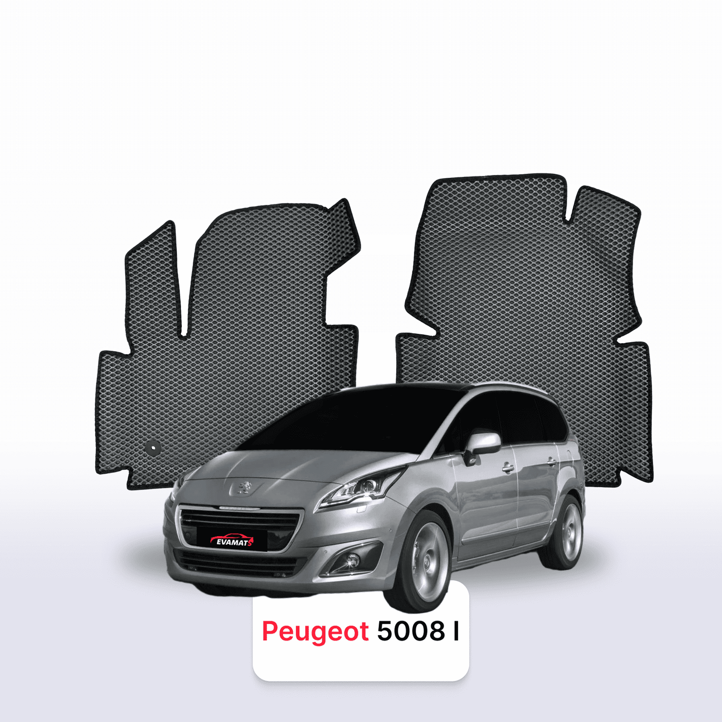 Fußmatten EVAMATS für Peugeot 5008(MT) 1 gen 2009-2016 jahr MINIVAN