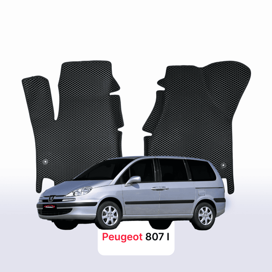 Fußmatten EVAMATS für Peugeot 807(MT) 1. Generation 2002-2014 Jahr MINIVAN